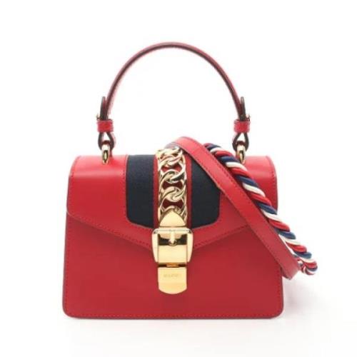 Gucci Vintage Pre-owned Laeder gucci-vskor Red, Dam