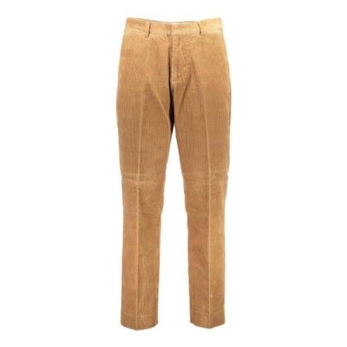 Gant Bruna Herrbyxor 4 Fickor Dragkedja Brown, Herr