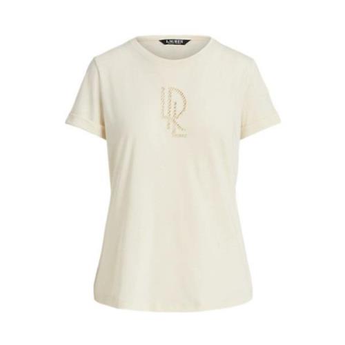 Ralph Lauren Kortärmad T-shirt Beige, Dam