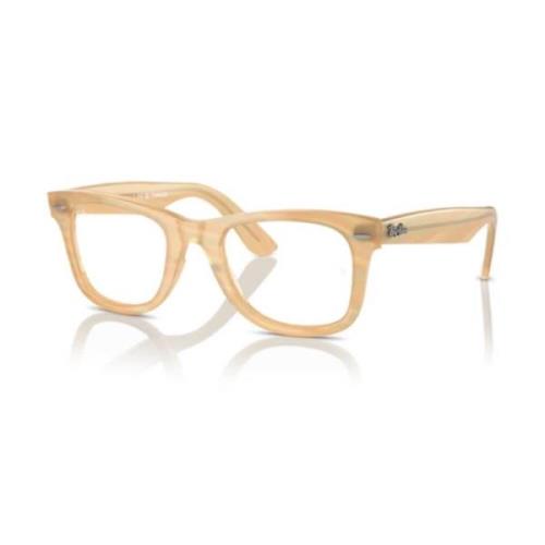 Ray-Ban Randig Brun Optiska Glasögon Beige, Unisex