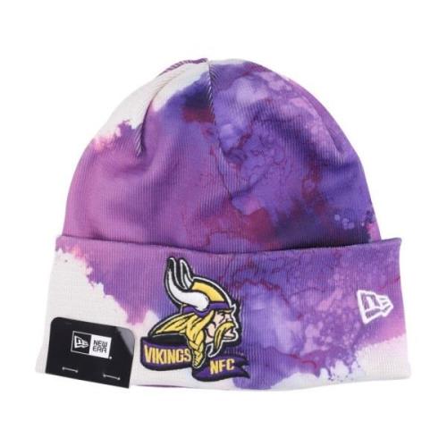 New Era Minnesota Vikings NFL Lagfärger Stickad Mössa Multicolor, Herr