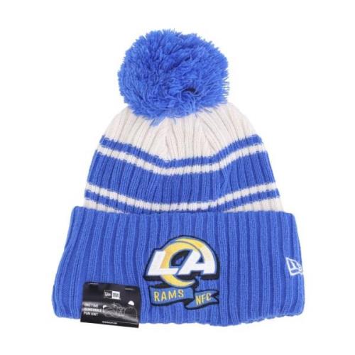 New Era Los Angeles Rams Pompom Mössa Blue, Herr