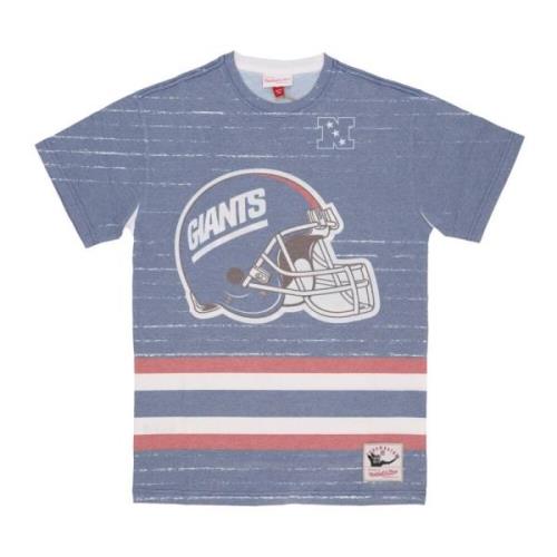 Mitchell & Ness NY Giants Logo Tee Celebration Multicolor, Herr