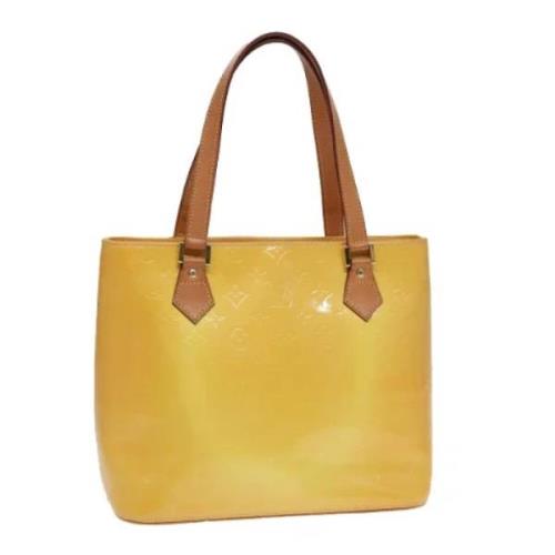 Louis Vuitton Vintage Pre-owned Laeder handvskor Yellow, Dam