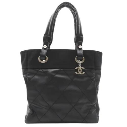 Chanel Vintage Pre-owned Laeder totevskor Black, Dam