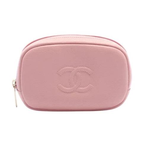 Chanel Vintage Pre-owned Laeder plnbcker Pink, Dam