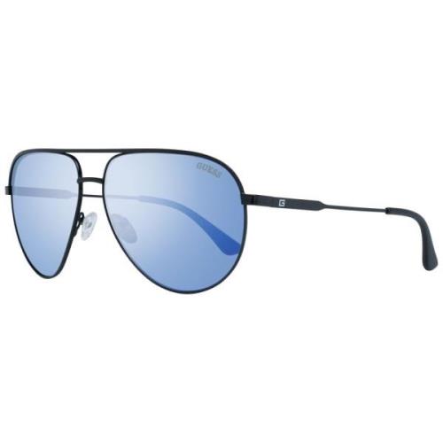 Guess Svarta Herrar Aviator Solglasögon Black, Herr