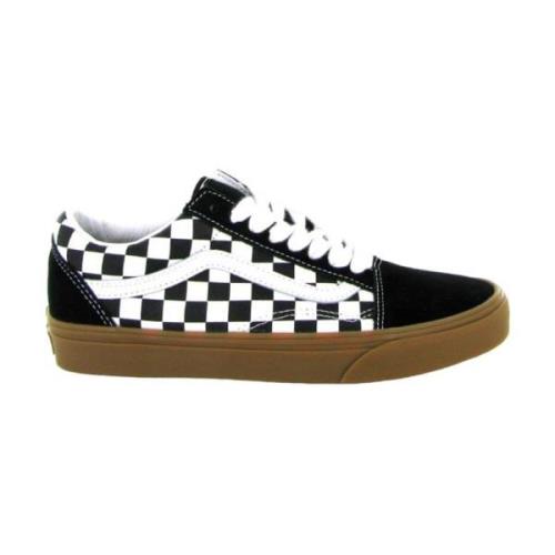 Vans Svarta Sportiga Textil Sneakers Multicolor, Herr