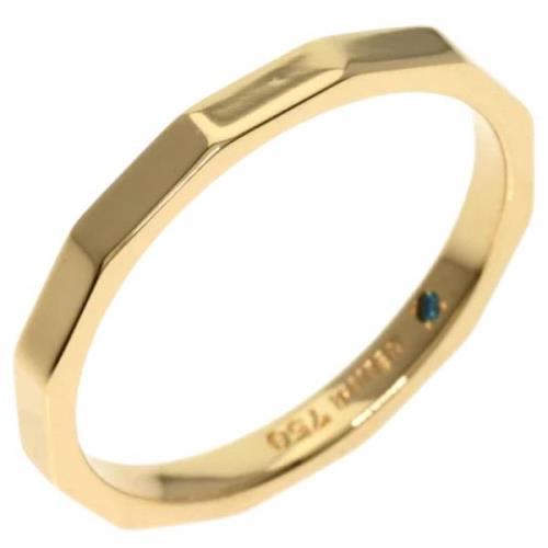 Celine Vintage Pre-owned Guld ringar Yellow, Dam