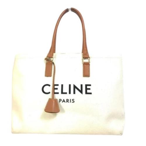 Celine Vintage Pre-owned Canvas celine-vskor Beige, Dam