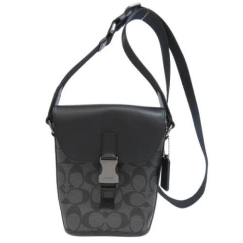 Coach Pre-owned Pre-owned Plast axelremsvskor Black, Dam