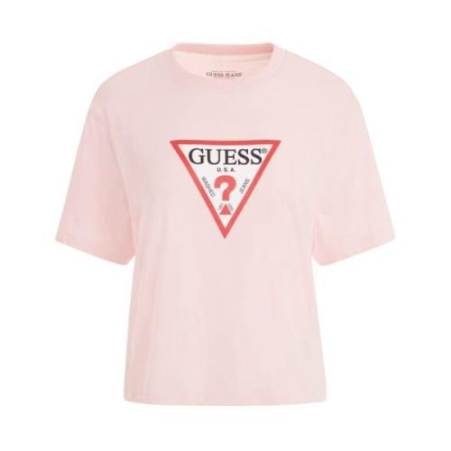 Guess Kortärmad T-shirt Pink, Dam