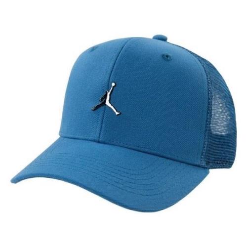 Jordan Blå metall jumpman trucker keps Blue, Herr