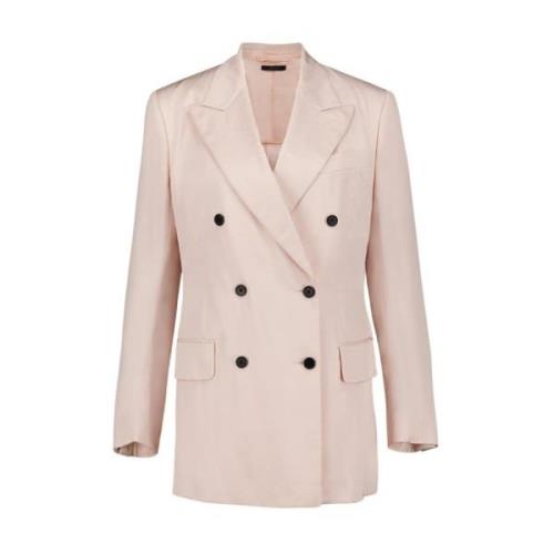 Tom Ford Ljusrosa Dubbelknäppt Blazer Pink, Dam