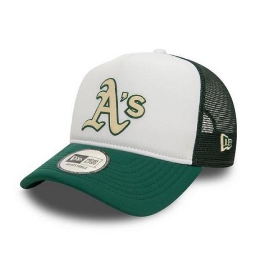 New Era Grön Athletics World Series Trucker Keps Green, Unisex