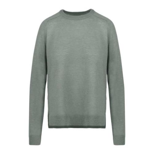 BomBoogie Mjuk Merino Crew-neck Sweater Green, Dam