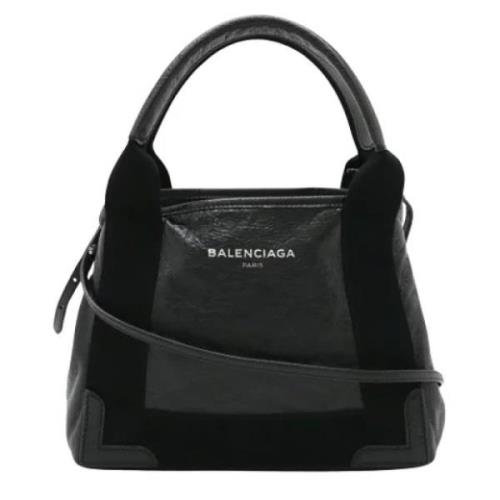 Balenciaga Vintage Pre-owned Laeder totevskor Black, Dam