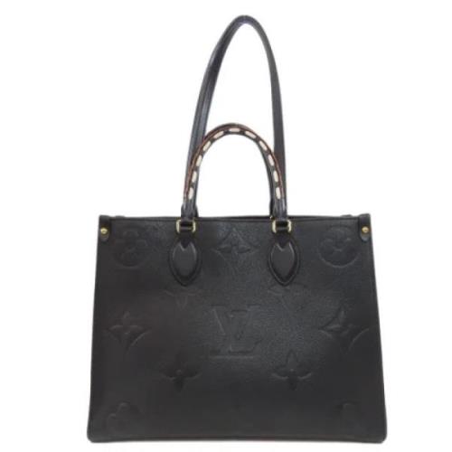 Louis Vuitton Vintage Pre-owned Tyg louis-vuitton-vskor Black, Dam