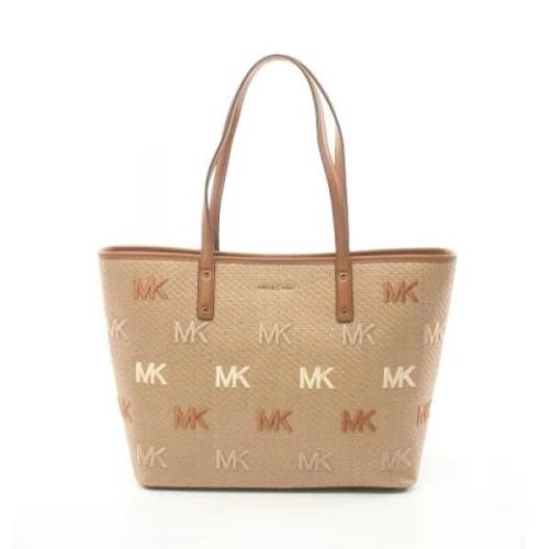 Michael Kors Pre-owned Pre-owned Laeder axelremsvskor Beige, Dam