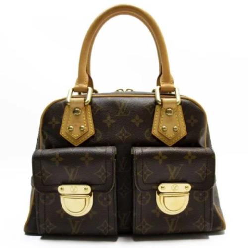 Louis Vuitton Vintage Pre-owned Tyg louis-vuitton-vskor Brown, Dam