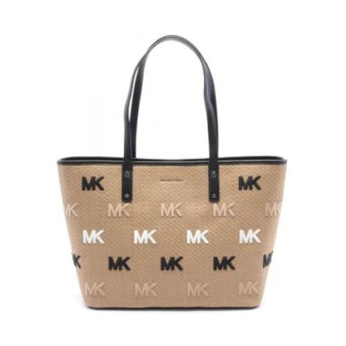 Michael Kors Pre-owned Pre-owned Laeder handvskor Beige, Dam