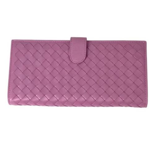 Bottega Veneta Vintage Pre-owned Laeder plnbcker Purple, Dam