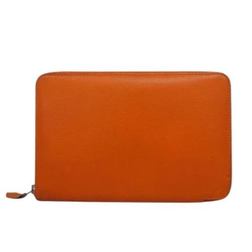 Hermès Vintage Pre-owned Laeder plnbcker Orange, Unisex