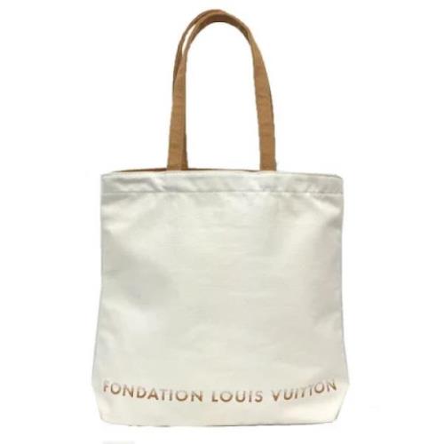 Louis Vuitton Vintage Pre-owned Canvas louis-vuitton-vskor White, Dam