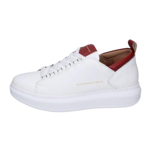 Alexander Smith Läder Herr Sneakers Snygga Skor White, Herr