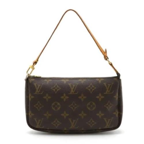 Louis Vuitton Vintage Pre-owned Tyg louis-vuitton-vskor Brown, Dam