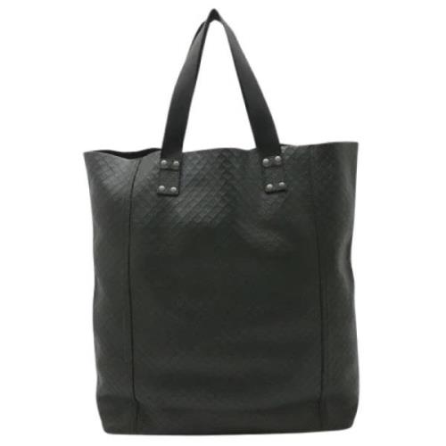 Bottega Veneta Vintage Pre-owned Laeder axelremsvskor Black, Dam