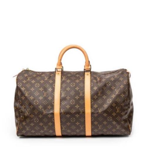 Louis Vuitton Vintage Pre-owned Canvas resvskor Brown, Dam