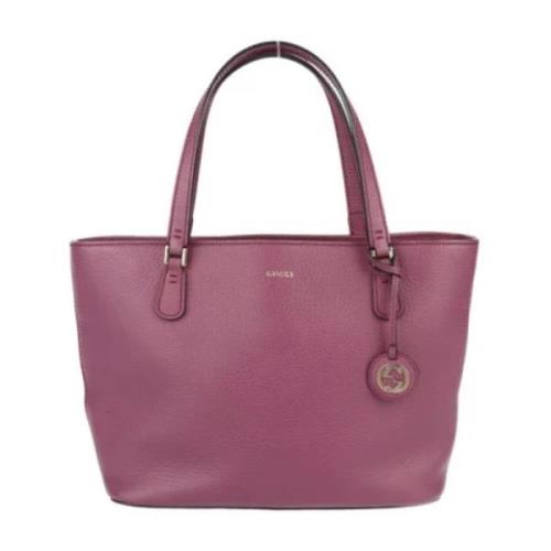 Gucci Vintage Pre-owned Laeder gucci-vskor Purple, Dam