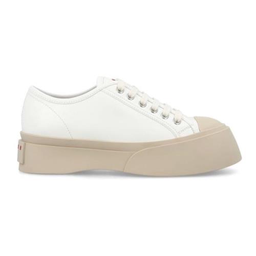 Marni Vita Snör Chunky Plattformsneakers White, Dam