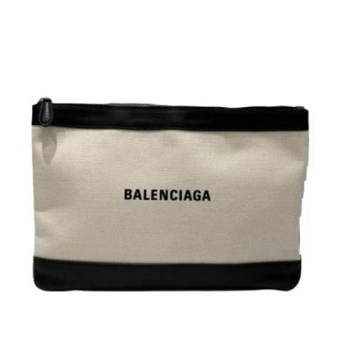 Balenciaga Vintage Pre-owned Canvas balenciaga-vskor White, Dam