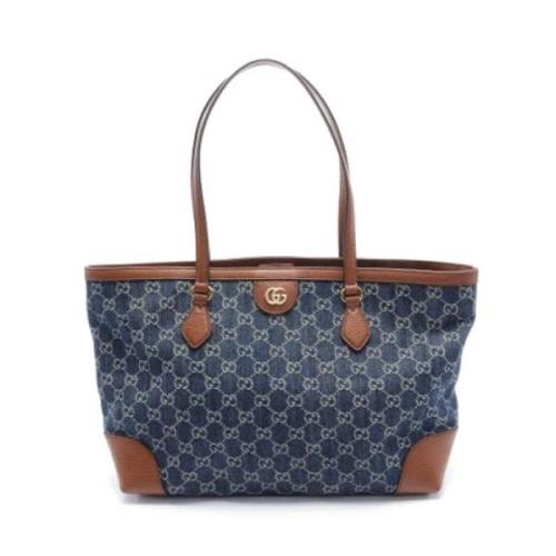 Gucci Vintage Pre-owned Laeder gucci-vskor Blue, Dam