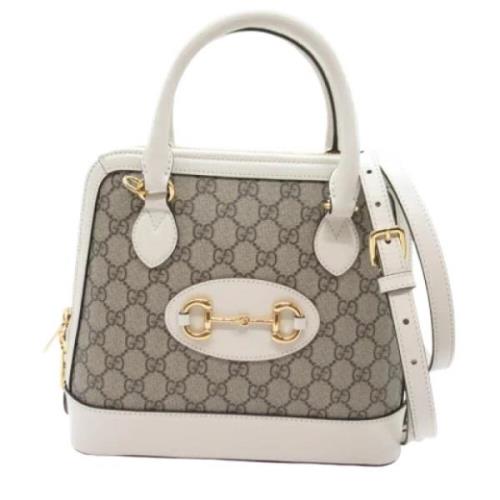 Gucci Vintage Pre-owned Laeder gucci-vskor Beige, Dam