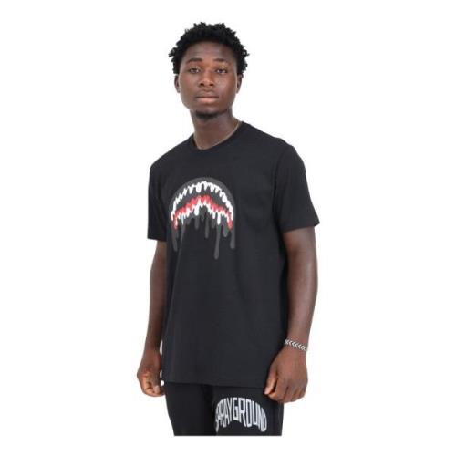 Sprayground Svart Loose Smooth T-shirt Black, Herr