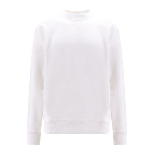 Diesel Maxi Oval-D Logo Sweatshirt White, Herr