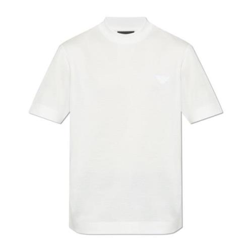 Emporio Armani T-shirt med logotyp White, Herr