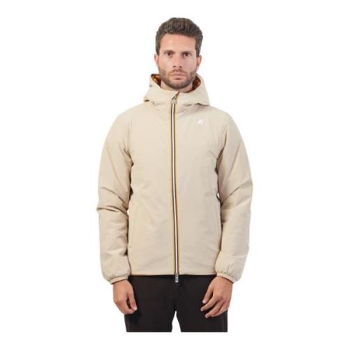 K-Way Vändbar Beige Kappa Slim Fit Beige, Herr