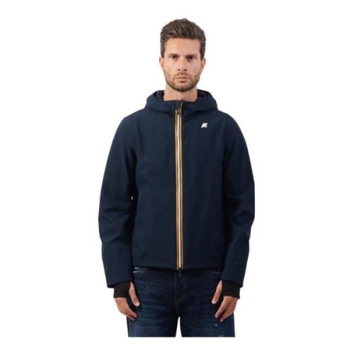 K-Way Blå Urban Slim Fit Jacka Blue, Herr