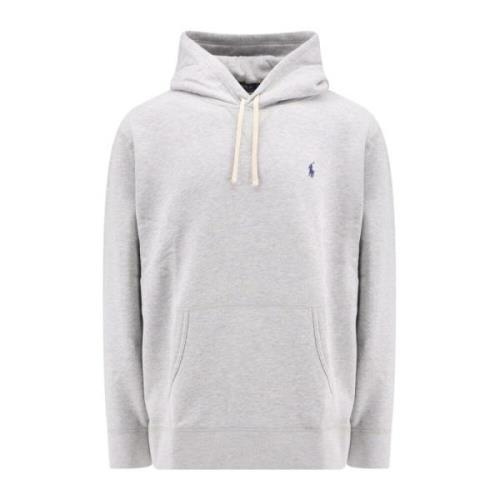 Polo Ralph Lauren Broderad Logotyp Bomullsblandning Sweatshirt Gray, H...