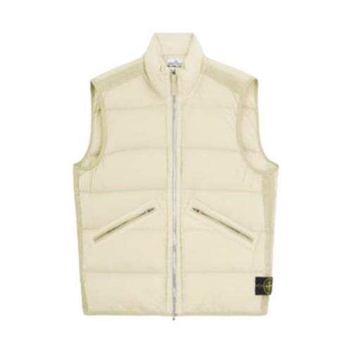 Stone Island Vattenavvisande Puffer Vest Beige, Herr