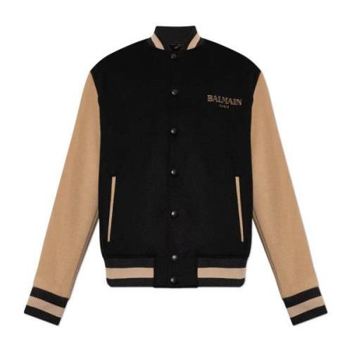 Balmain Bomberjacka Black, Herr