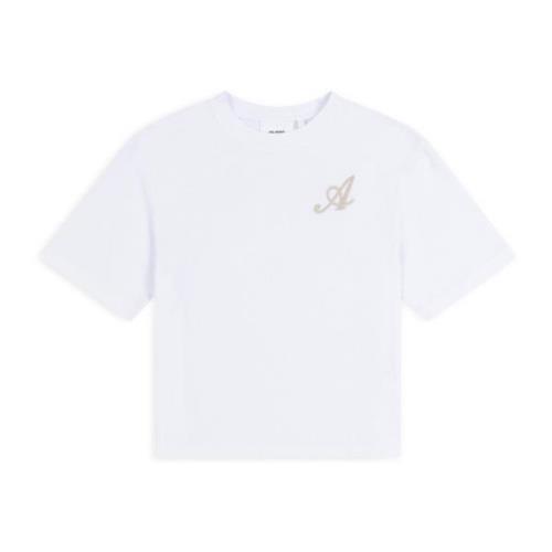 Axel Arigato Grail Broderad T-shirt White, Dam