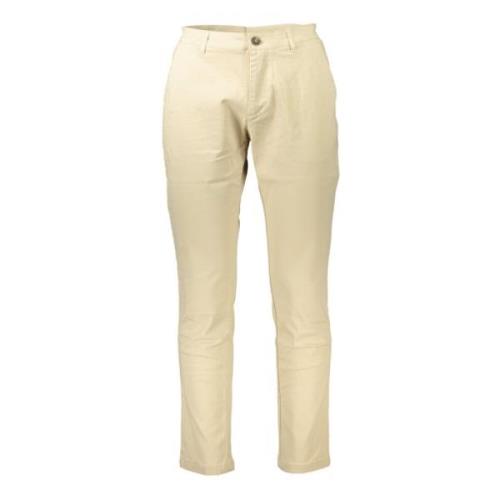 La Martina Beige Slim Fit Herrbyxor Beige, Herr