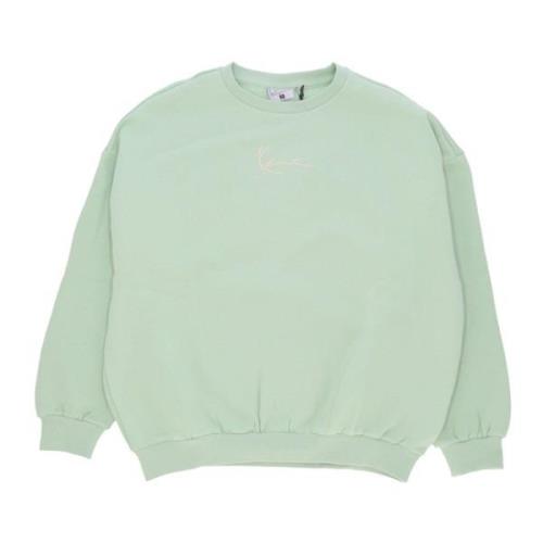 Karl Kani Ljus Mint Crew Neck Sweatshirt Green, Herr