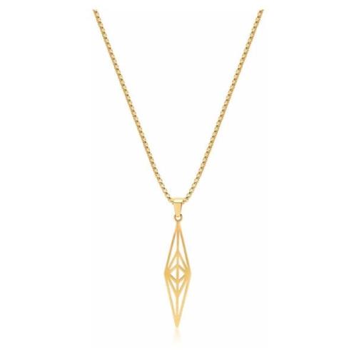 Nialaya Nialaya X Oscar Akermo: Gold Elysium Necklace Yellow, Herr