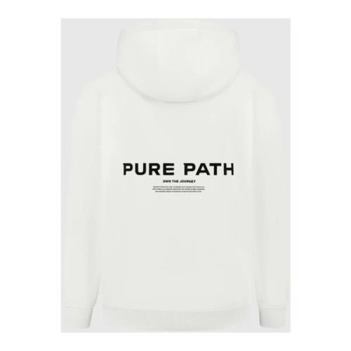 Pure Path Signature Hoodie Herr Off-White White, Herr